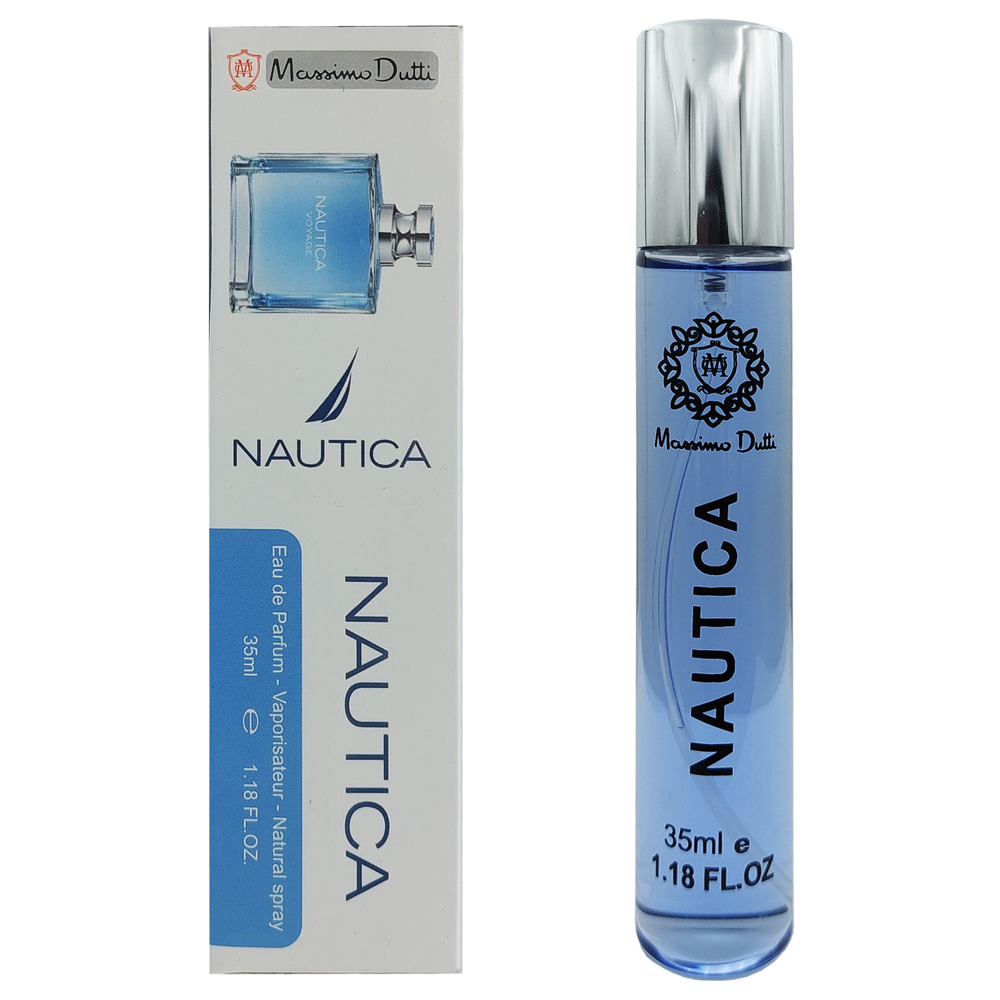 عطر ادکلن جیبی ناتیکا وویاج برند ماسیمو دوتی حجم Nautica Voyage 35ml