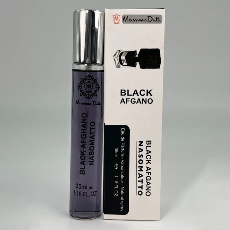 عطر ادکلن جیبی بلک افغان برند ماسیمو دوتی حجم Nasomatto Black Afgano 35ml