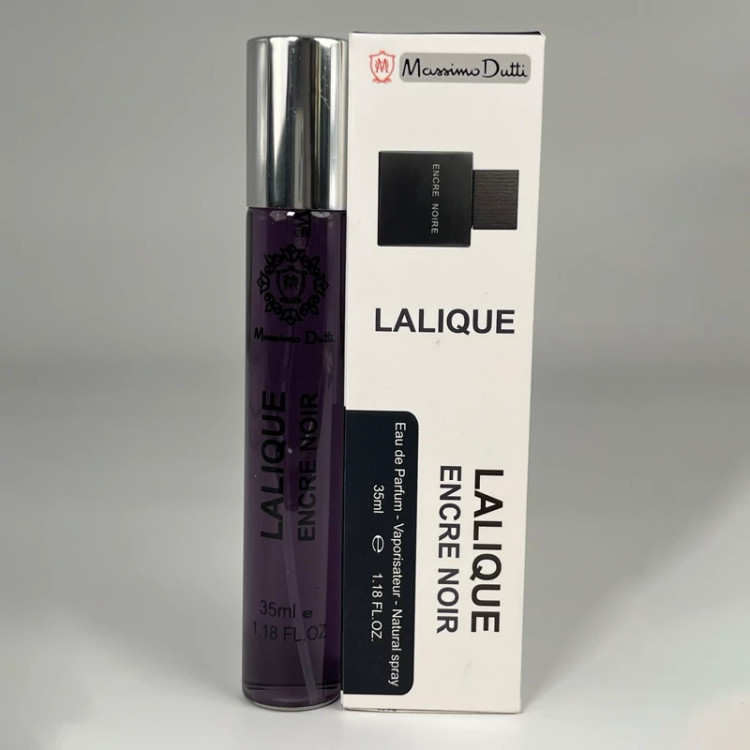 عطر ادکلن جیبی لالیک انکر نویر برند ماسیمو دوتی حجم Lalique Encre Noire 35ml