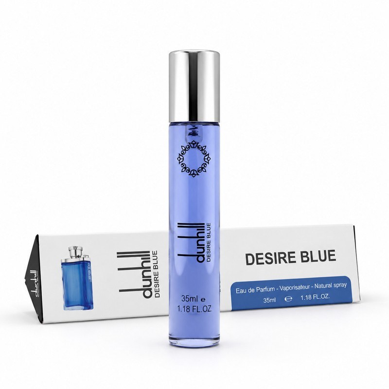 عطر ادکلن جیبی دانهیل آبی-دیزایر بلو برند ماسیمو دوتی حجم Dunhill Desire Blue 35ml